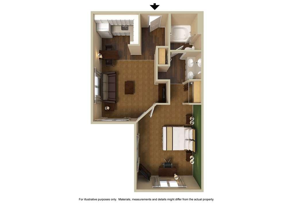 Extended Stay America Suites - Albuquerque - Rio Rancho Blvd Bilik gambar